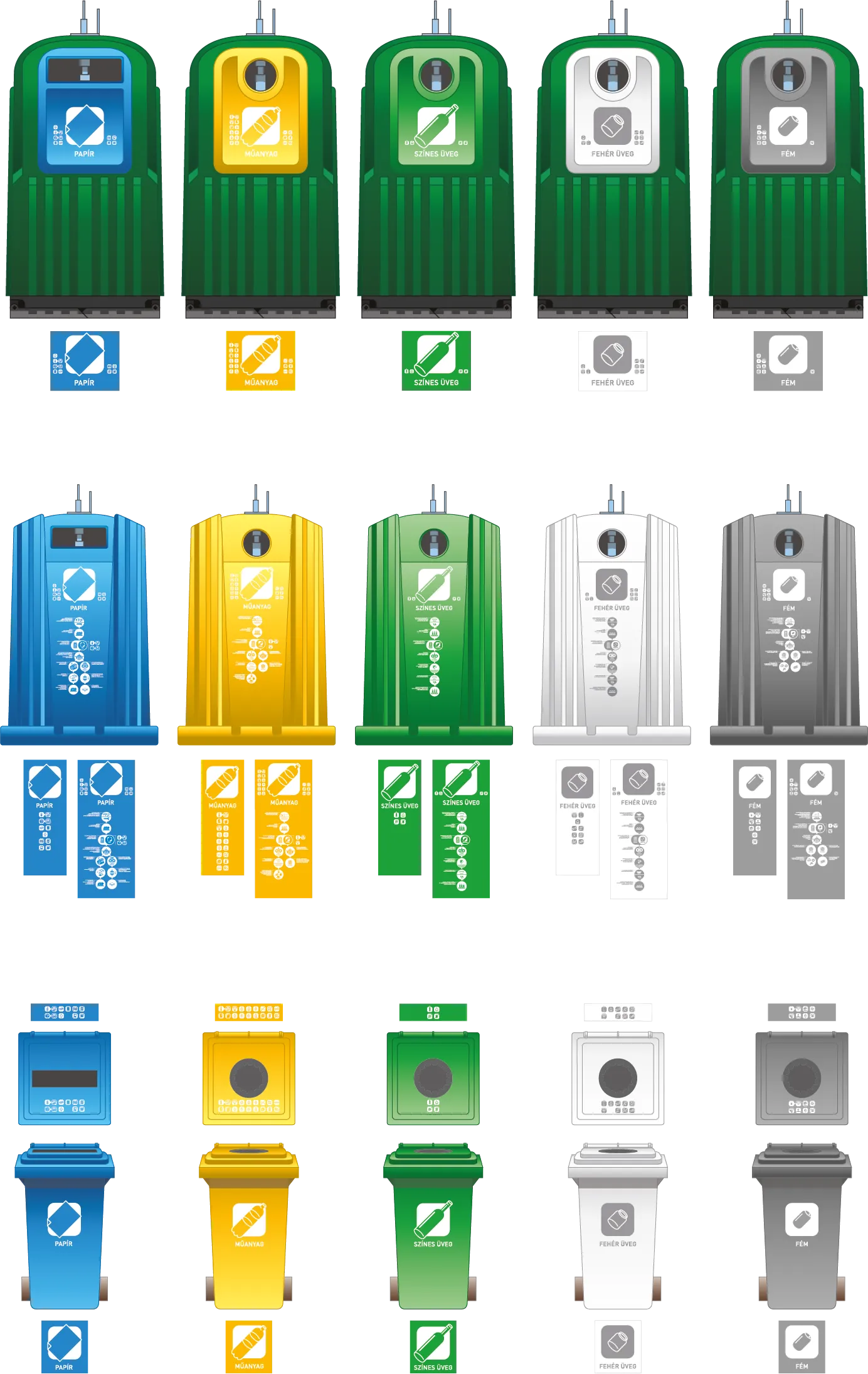 Recycle project icons